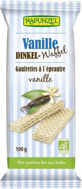 Gaufrettes à l'épeautre fourrées à la vanille BIO 100 g - RAIPONCE